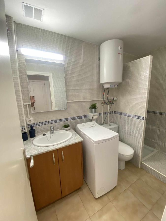 Apartamento Bajo Con Piscina Macarella Cala'N Blanes  ภายนอก รูปภาพ