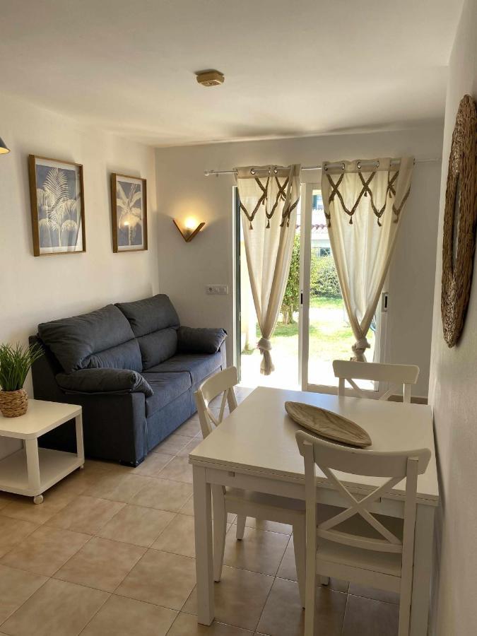 Apartamento Bajo Con Piscina Macarella Cala'N Blanes  ภายนอก รูปภาพ