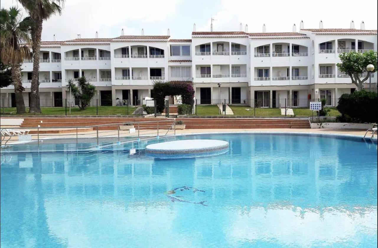 Apartamento Bajo Con Piscina Macarella Cala'N Blanes  ภายนอก รูปภาพ