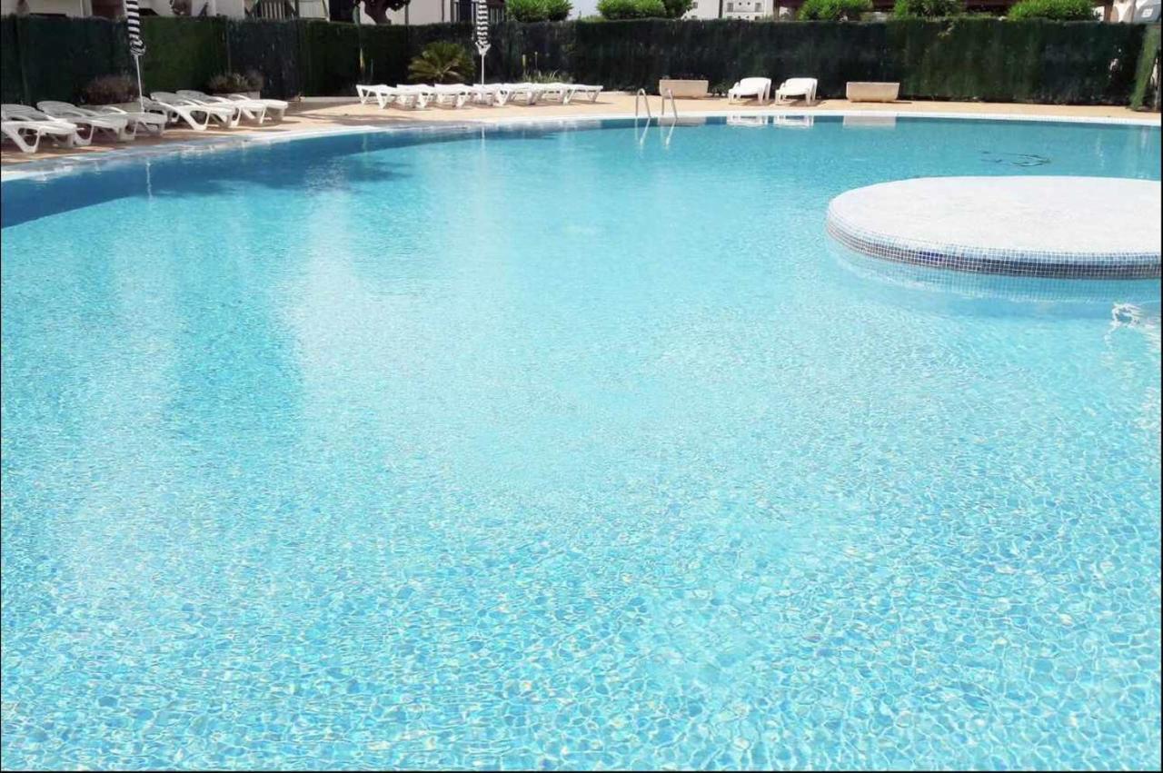 Apartamento Bajo Con Piscina Macarella Cala'N Blanes  ภายนอก รูปภาพ